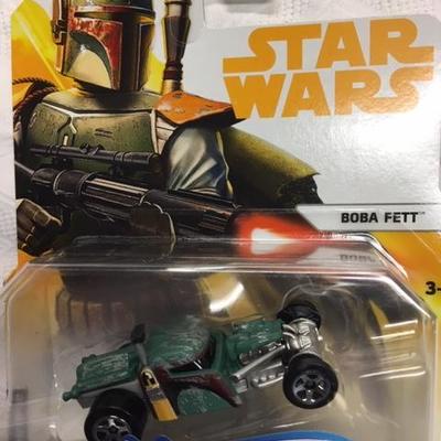 Lot 040 Star Wars Boba Fet Hot Wheels character car
