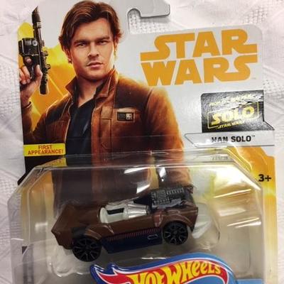Lot 044: Star Wars Han Solo Hot Wheels Character Car
