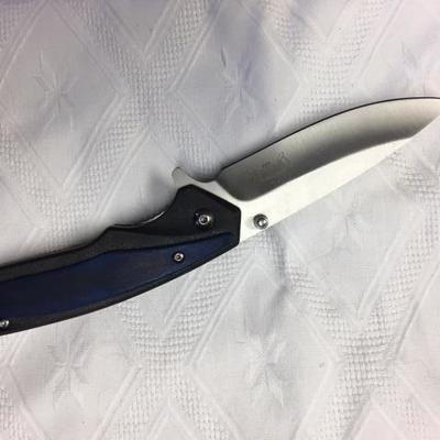 Lot 060 Collectible Knife, Stainless blade, black handle
