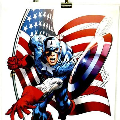 CAPTAIN AMERICA (AVENGERS) Fine Comic Art print Signed by Neal Adams - 13