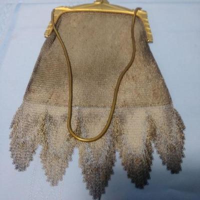 Whiting Davis Art Deco Opera Purse 10"L x 4 1/2"W