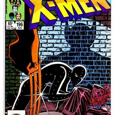 X-MEN #196 High Grade Comic Book John Romita Art 1985 Marvel Comics