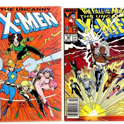 X-MEN #217 #218 #228 Newsstand Variants Comic Books 1987/1988 Marvel Comics High Garde