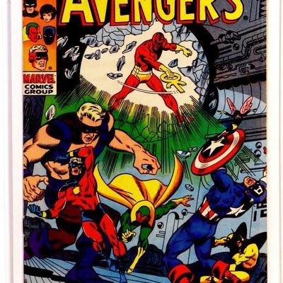 AVENGERS #72 Bronze Age Key Issue 1st App of Zodiac + Captain Marvel App 1970 Marvel Comics