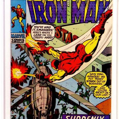 IRON MAN #31 Bronze Age Comic Book Smashers Appearance 1970 Marvel Comics VF