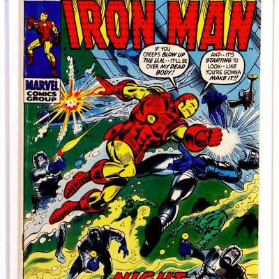 IRON MAN #40 Bronze Age Comic Book in High Grade - 1971 Marvel Comics VF