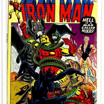 IRON MAN #43 Bronze Age Comic Book in High Grade - 1971 Marvel Comics VF