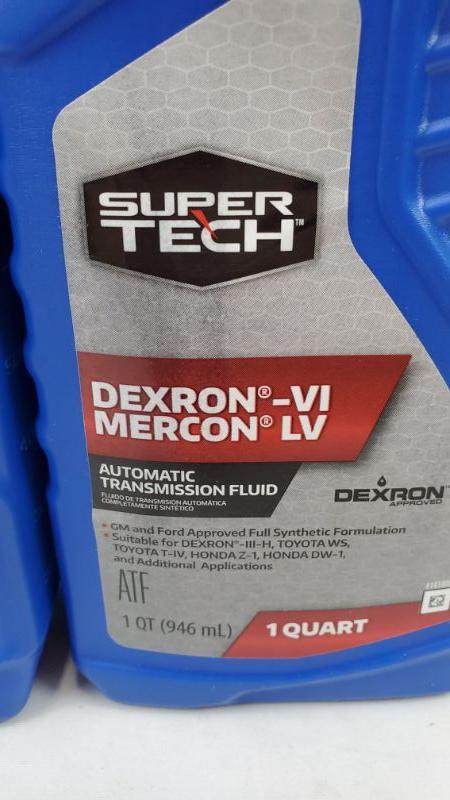 Super Tech DEXRON VI/MERCON LV Full Synthetic Automatic Transmission Fluid,  1 Quart