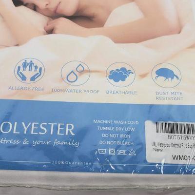 Queen Size Waterproof Mattress Protector, JML - New