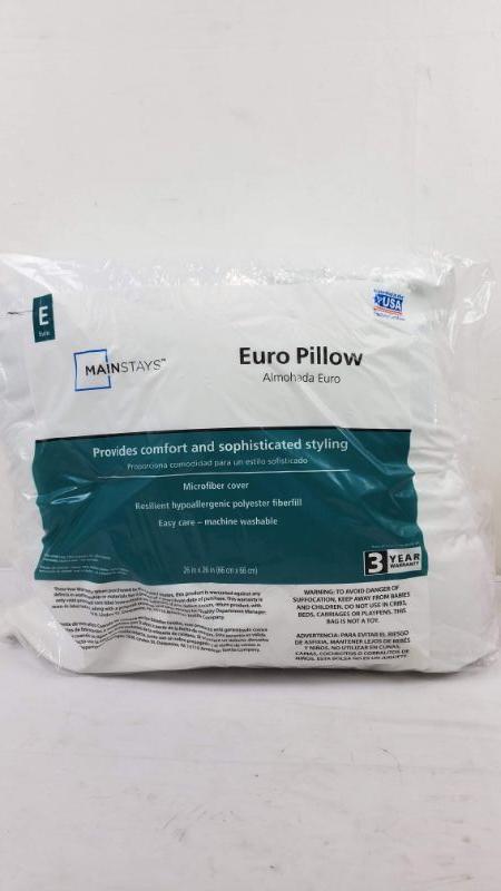 mainstays euro pillow