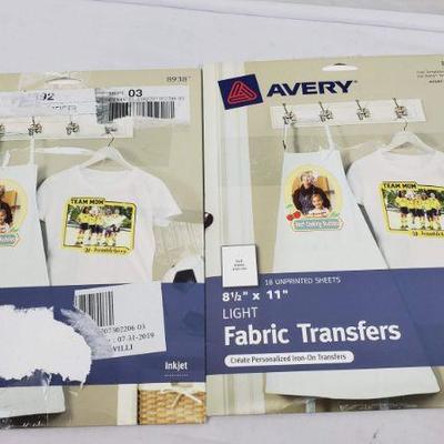 2 Packages of Avery 8.5