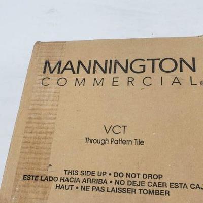 45 Square Feet of Mannington Commercial Gray Vinyl Tile -  New