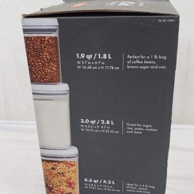 OXO 3 Piece Pop Canister Set - New