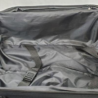 2 Pc Black Luggage Set, 19