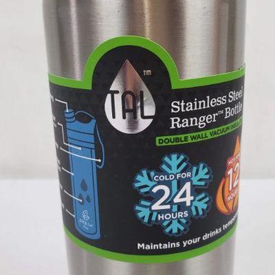 18 oz TAL Stainless Steel Ranger Bottle, Double Wall Vacuum Insulated - New