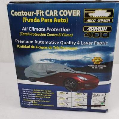 Size B Contour-Fit Car Cover, All Climate Protection, Fits 13'5