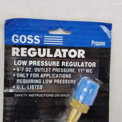 Regulator, Low Pressure Regulator Goss, CGA510 3/8 Fir - New