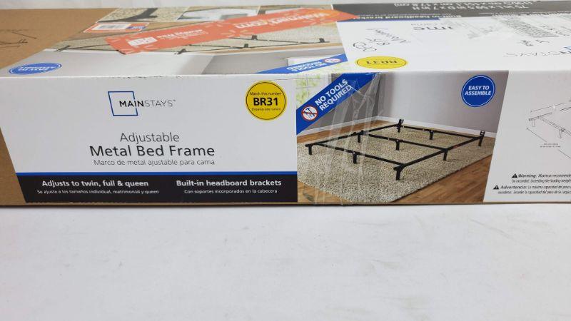 Mainstays adjustable sale metal bed frame