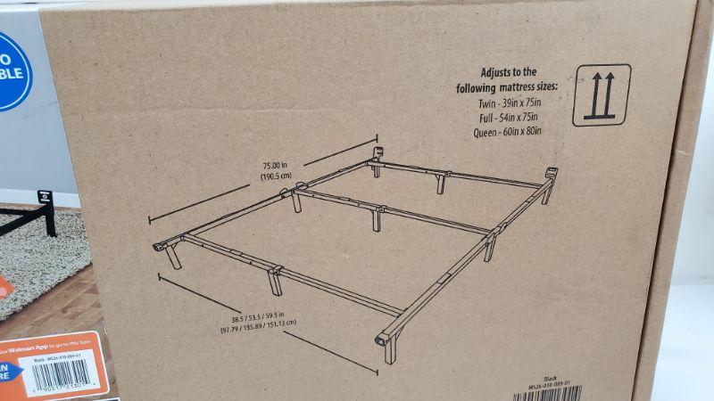 Mainstays adjustable metal 2024 bed frame instructions