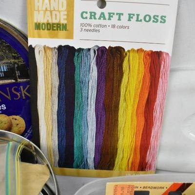 Craft Lot: Yarn, Sewing, etc