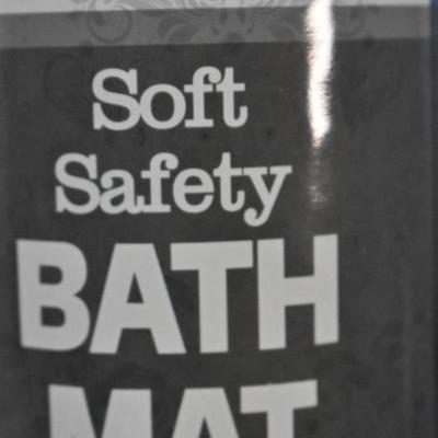 Soft Safety Bath Mat, White, 36