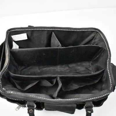 Craft Tool Tote with Lots of Pockets & Zippers