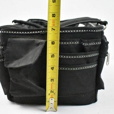 Craft Tool Tote with Lots of Pockets & Zippers