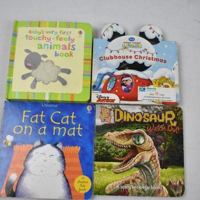 20 Toddler Books, Mostly Board Books: Trucks -to- Shapes
