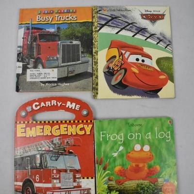 20 Toddler Books, Mostly Board Books: Trucks -to- Shapes