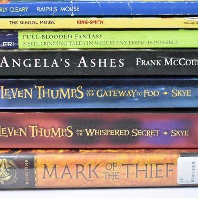 9 Elementary/Teen Books: Ralph S Mouse -to- Mark of the Thief
