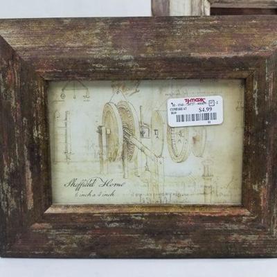 Weathered-Styled Picture Frames: 2 Smaller, 1 Larger, all for 6