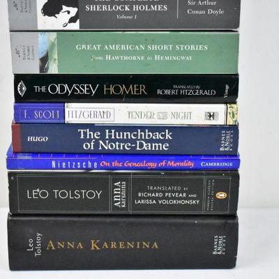 11 Books - Classics: Portrait of a Lady -to- Anna Karenina