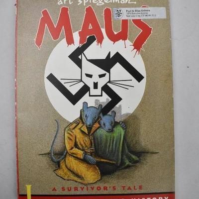 Art Spiegelman Books Maus I & Mouse II with Cardboard Cover