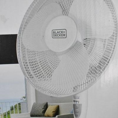 Black & Decker Stand Fan w/ 3 Speed Settings, Timer, Oscillation, and Remote