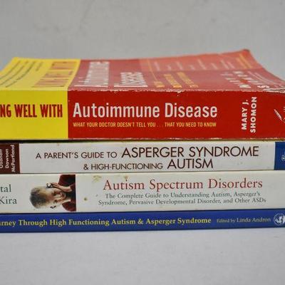 4 Books: Autoimmune Disease -to- Autism/Asperger Syndrome