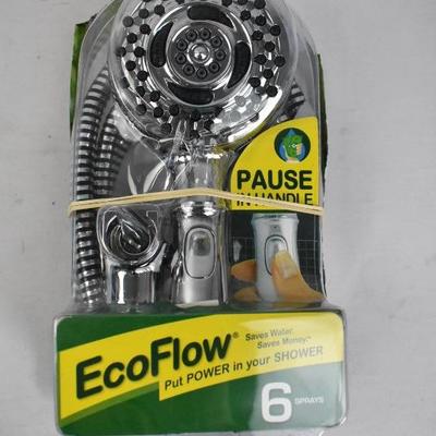 EcoFlow Power Shower with 6 Sprays - Open Packaging