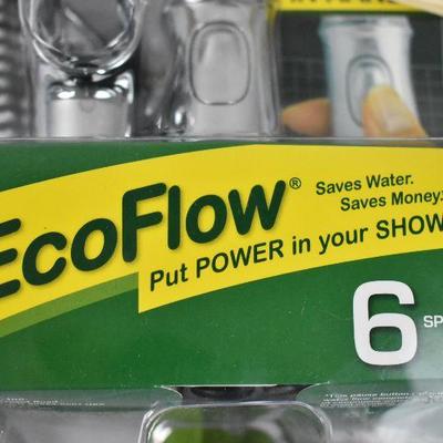 EcoFlow Power Shower with 6 Sprays - Open Packaging