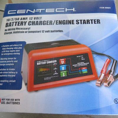 Cen-tech Battery Charger and More