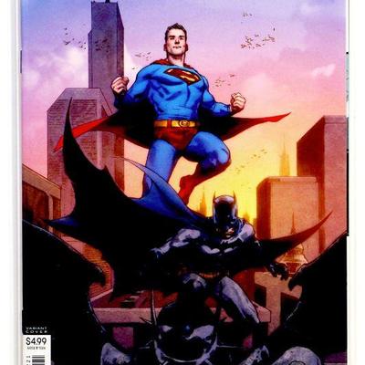 BATMAN SUPERMAN #2 Jerome Opena Cardstock Variant Cover - 2019 DC Comics NM