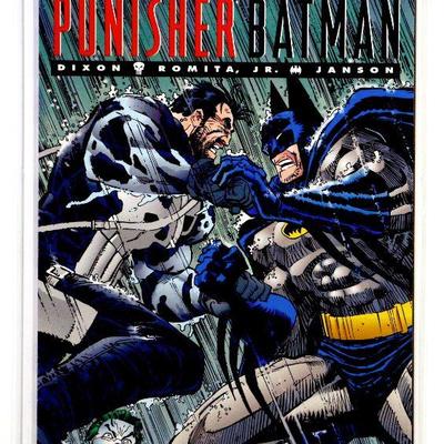 PUNISHER BATMAN Deadly Knights - 1ST Printing 1994 Marvel Comics / DC Comics VF/NM