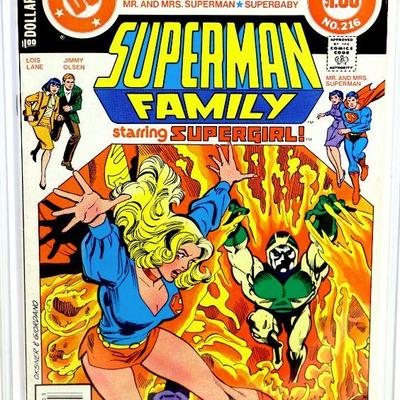SUPERMAN FAMILY #196 #216 #219 Supergirl Bronze Age Set 1979-82 DC Comics