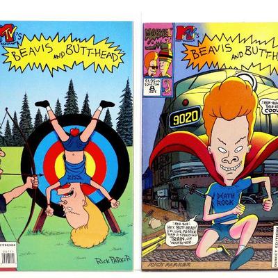 BEAVIS and BUTT-HEAD #4 5 7 8 10 15 Comic Books Set 1994/95 Marvel Comics - High Grade