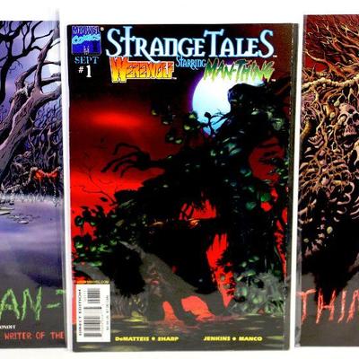 MAN-THING #1#2 plus STRANGE TALES #1 Comic Books Set 1997/98 Marvel Comics VF/NM