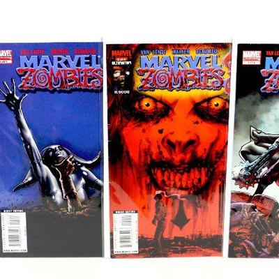 MARVEL ZOMBIES 3 #1 #2 #3 #4 Complete Set 2008 Marvel Comics NM