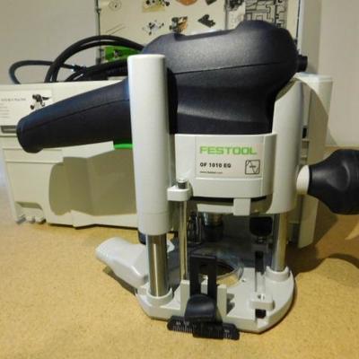 Festool OF 1010 EQ Router with Guide in Systainer Box Like New