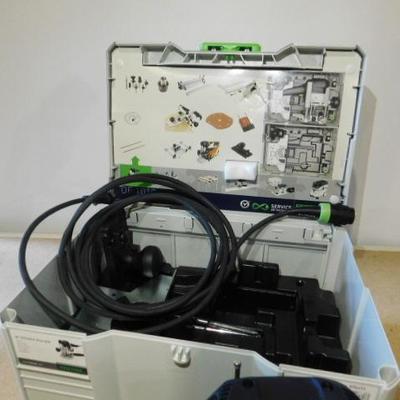 Festool OF 1010 EQ Router with Guide in Systainer Box Like New
