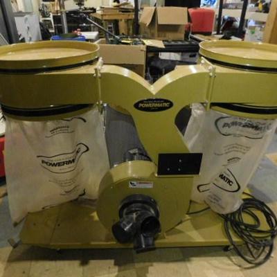 Powermatic 1900 Dust Collector System with 2 Micron Canister Kit Rarely Used