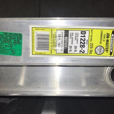 Werner Extension Ladder 28ft