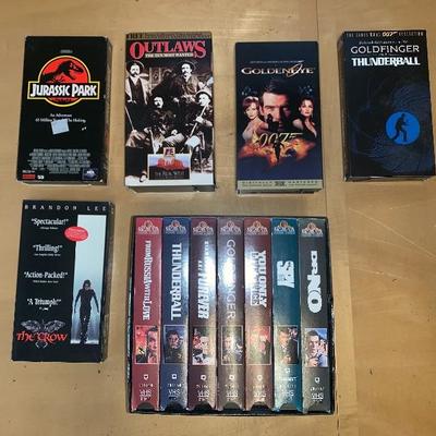 Assortment of 12 VHS Tapes