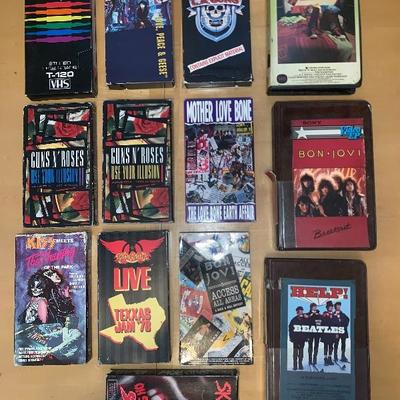Assortment of 13 VHS Tapes